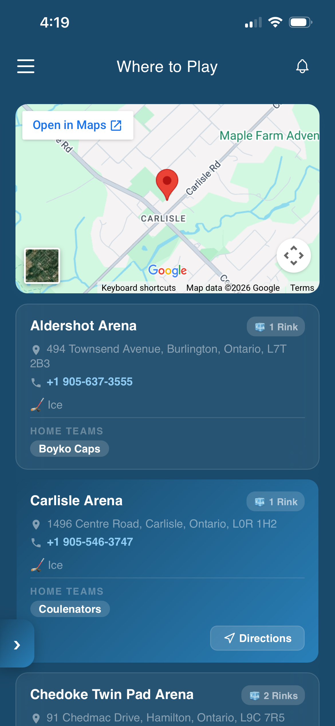 Locations